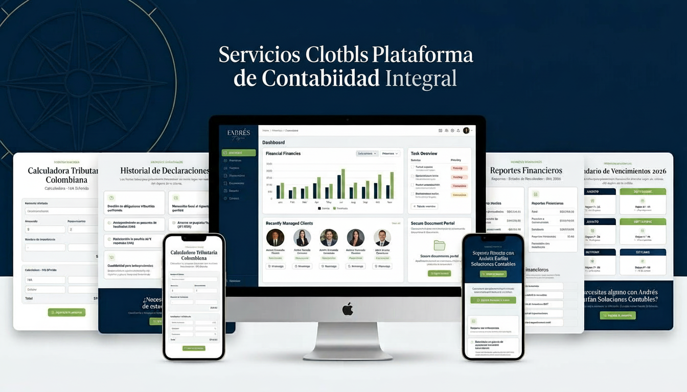 Vista del proyecto Servicios Contables