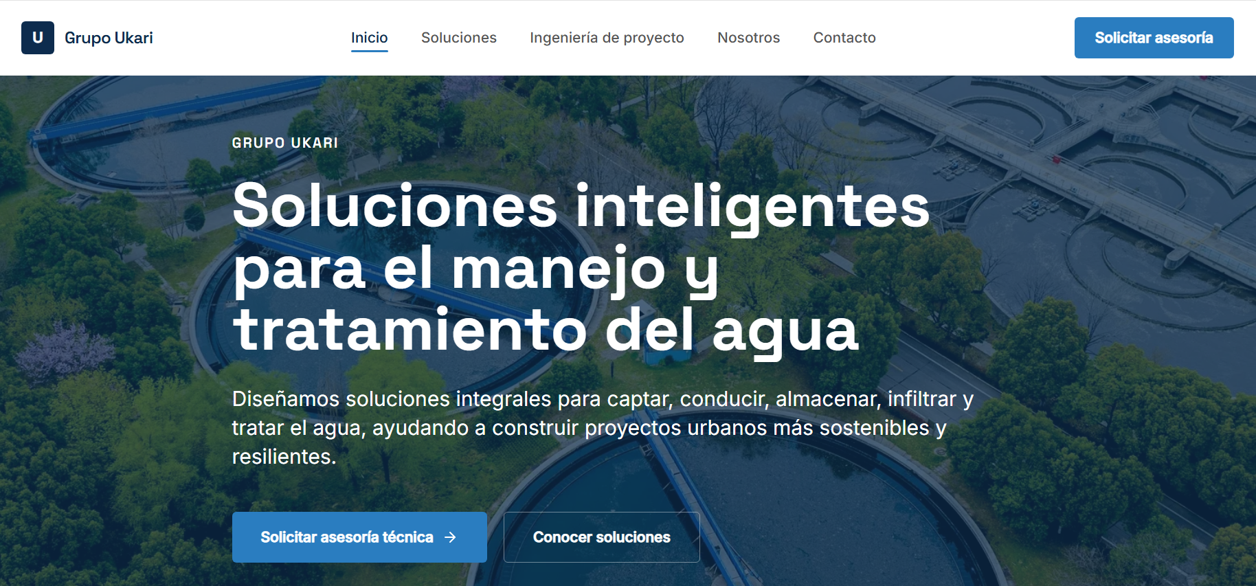 Grupo Ukari — infraestructura de drenaje urbano y gestión pluvial